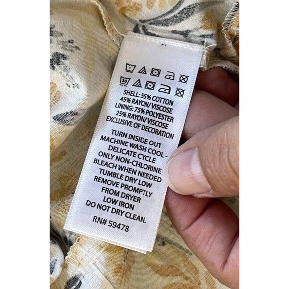 Rachel Zoe‎ Yellow Floral Tiered Maxi Dress NWT Spaghetti Straps Size 8 Summer - Picture 13 of 14